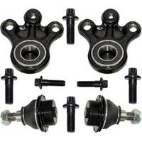 Peugeot 407 Front 2 Bottom Lower & 2 Upper Suspension Ball Joint