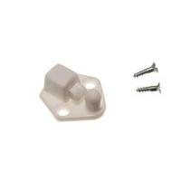 Peglock Catch Peg Lock Latch White with Screws ( pack of 1000 )