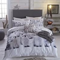Penguin Colony King Size Quilt Cover & 2 Pillow Cases Great Value