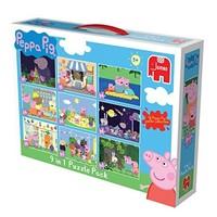 peppa pig 9 in 1 jigsaw puzzle pack