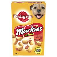 pedigree dog treats markies minis 500g