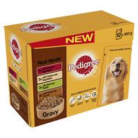 Pedigree Pouch Dog Food Real Meals in Gravy 12 x 100g