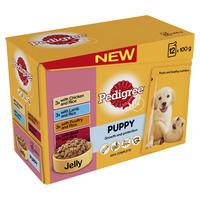 pedigree pouch puppy food in jelly 12 x 100g