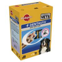 pedigree dentastix dog treats for large dogs 28pk