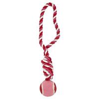 Pet Inc Tennis Ball on Rope Dog Toy Assorted