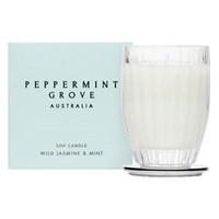 Peppermint Grove Australia Small Soy Candle - Wild Jasmine &amp; Mint 60g