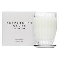 peppermint grove australia small soy candle gardenia 60g