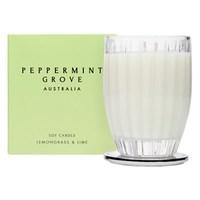 peppermint grove australia large soy candle lemongrass ampamp lime 350 ...