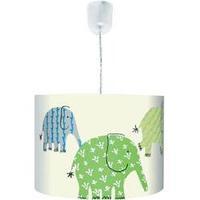 Pendant light Elephants HV halogen E27 75 W Waldi Leuchten Designers Guild Multi-coloured