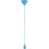 Pendant light E27 60 W Renkforce Plainly HG-024A Blue