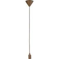 pendant light e27 60 w renkforce plainly hg 024a brown