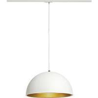 Pendant light Energy-saving bulb, LED E27 40 W SLV Forchini M 143931 White, Gold