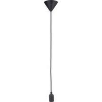 Pendant light E27 60 W Renkforce Plainly HG-024A Black