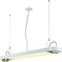 Pendant light Fluorescent lamp, HV halogen G5, GU10 228 W SLV Aixlight R Office 159091 White