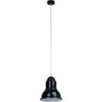 Pendant light Energy-saving bulb E27 53 W Brilliant Almira 93388/06 Black