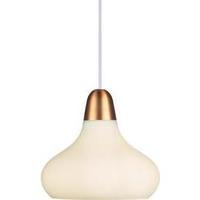 Pendant light HV halogen E27 40 W Nordlux Bloom 17 78173030 Copper, White