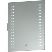 Perle 2 x 2W LED Bathroom IR Mirror With Shaver Socket IP44 390LM - 34044