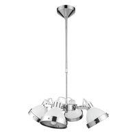 Pendant Light 4 Shade White ShadeChrome