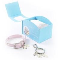 pet brands me to you collar and keyring set large