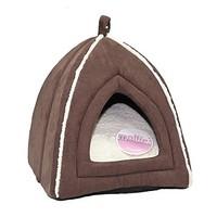 Petface Luxury Faux Suede Igloo Cat Bed