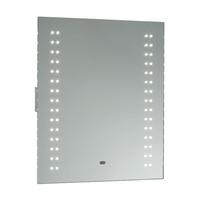 Perle 2 x 2W LED Bathroom IR Mirror With Shaver Socket IP44 390LM - 34044