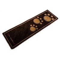 pet republic pet runner barrier rug 45 x 150 cm brown