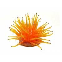 Penn-Plax Ornament Anemone Light Orange Large