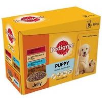 Pedigree Puppy Selection in Jelly 8 x 150 g (Pack of 4, Total 32 Pouches)