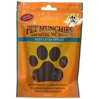 Pet Munchies Beef Liver Sticks, 90g, Box of 8