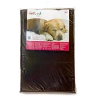 petlife vetbed original for dog cat 40 x 30 inch brown