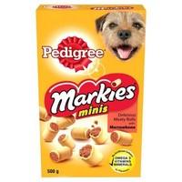 Pedigree Markies Minis Delicious Meaty Rolls with Marrowbone Dogs Treats 500g Case of 6