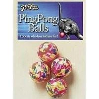 Pet Love Ping Pong Balls 4 Pack 80g - Bulk Deal of 6x
