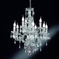 perdita chandelier with chrome look