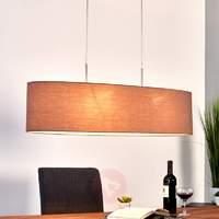 Pendant lamp Finn with shade in cappuccino