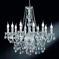 Perdita - chrome chandelier, 10-light