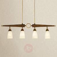 Pendant light Nerala, four-bulb