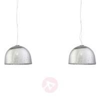 Pendant light Sky with hand-blown glass lampshades