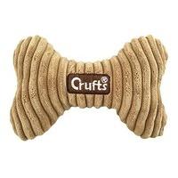 Pet Toy Form Crufts - Bone Shaped Squeaky - Short - Assorted Colours