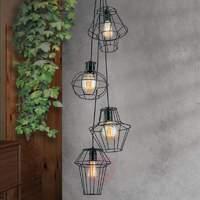Pendant light Dilip with 4 different shades