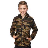 peter storm boys half zip camo hoody camouflage