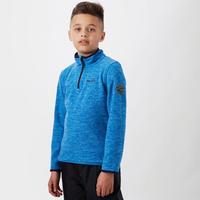 peter storm boys marley half zip fleece blue