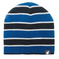 peter storm boys peter striped beanie blue blue