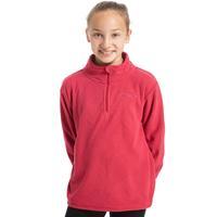 peter storm girls half zip fleece pink