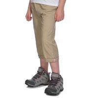 peter storm kids capri pants beige