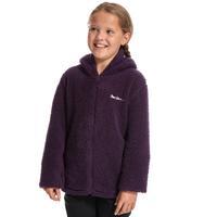 peter storm kids teddy full zip fleece purple