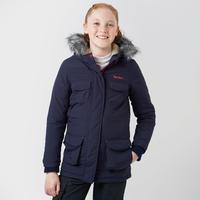 peter storm girls bella parka navy