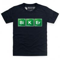 Periodic Table Biker Kid\'s T Shirt