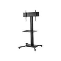 Peerless-AV Stand with Metal Shelf for 32-65 Flat Panel Displays