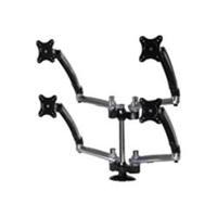 peerless av quad monitor desktop arm mount up to 24