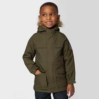 peter storm boys waterproof parka green